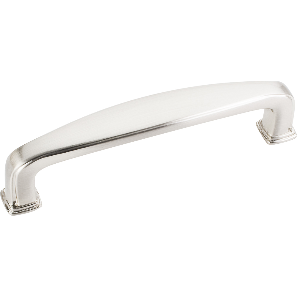 product: Hardware Resources Milan 1 Plain Square Pull, 96 mm C/C, Satin Nickel shown