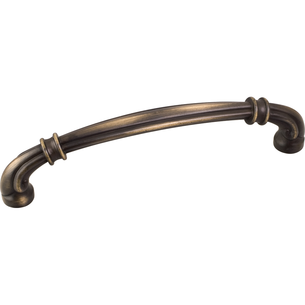 product: Hardware Resources Lafayette Pull, 128 mm C/C, Antique Brushed Satin Brass shown