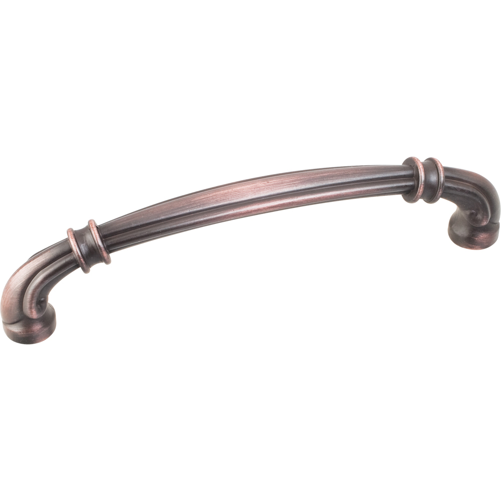 product: Hardware Resources Lafayette Pull, 128 mm C/C, Brushed Oil Rubbed Bronze shown
