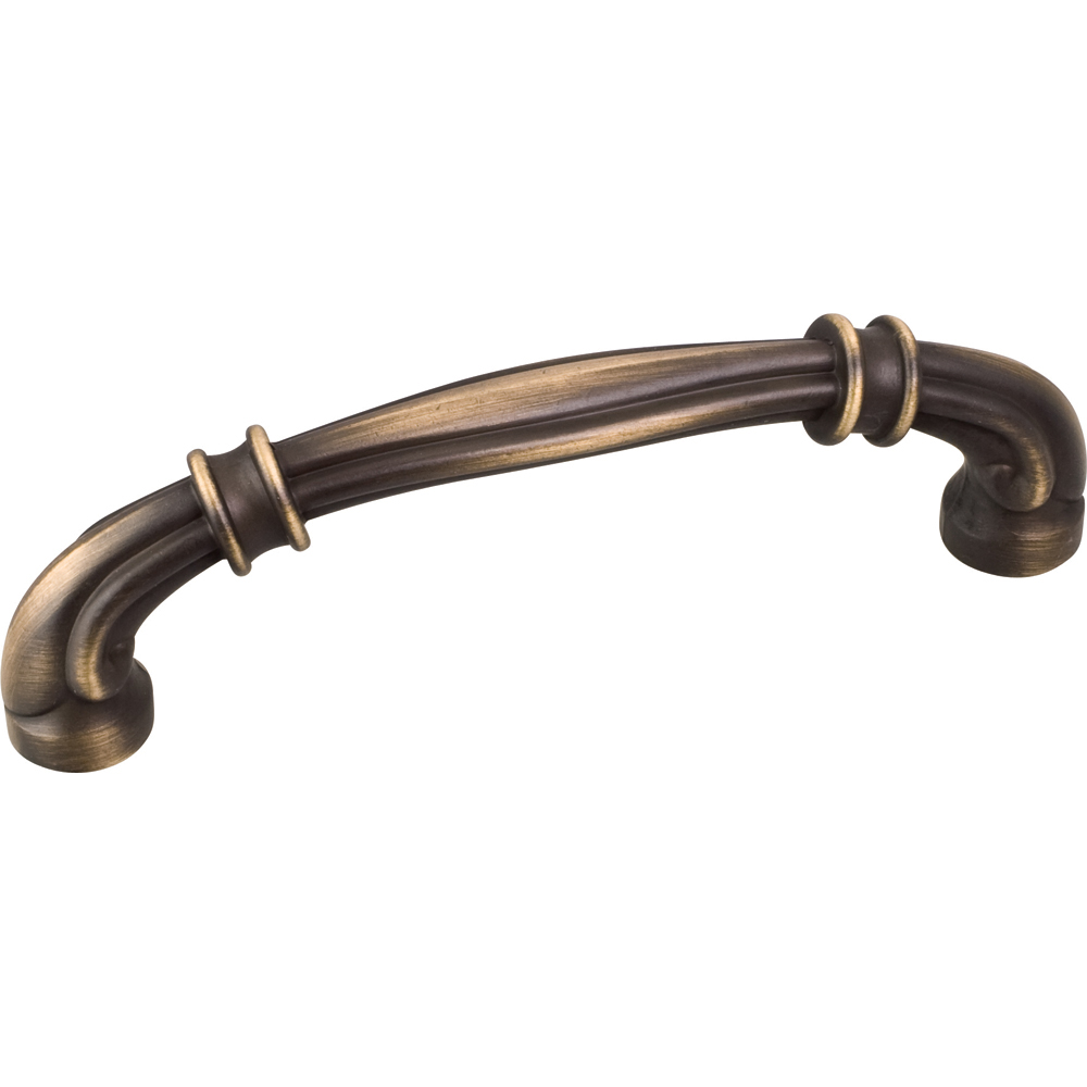 product: Hardware Resources Lafayette Pull, 96 mm C/C, Antique Brushed Satin Brass shown