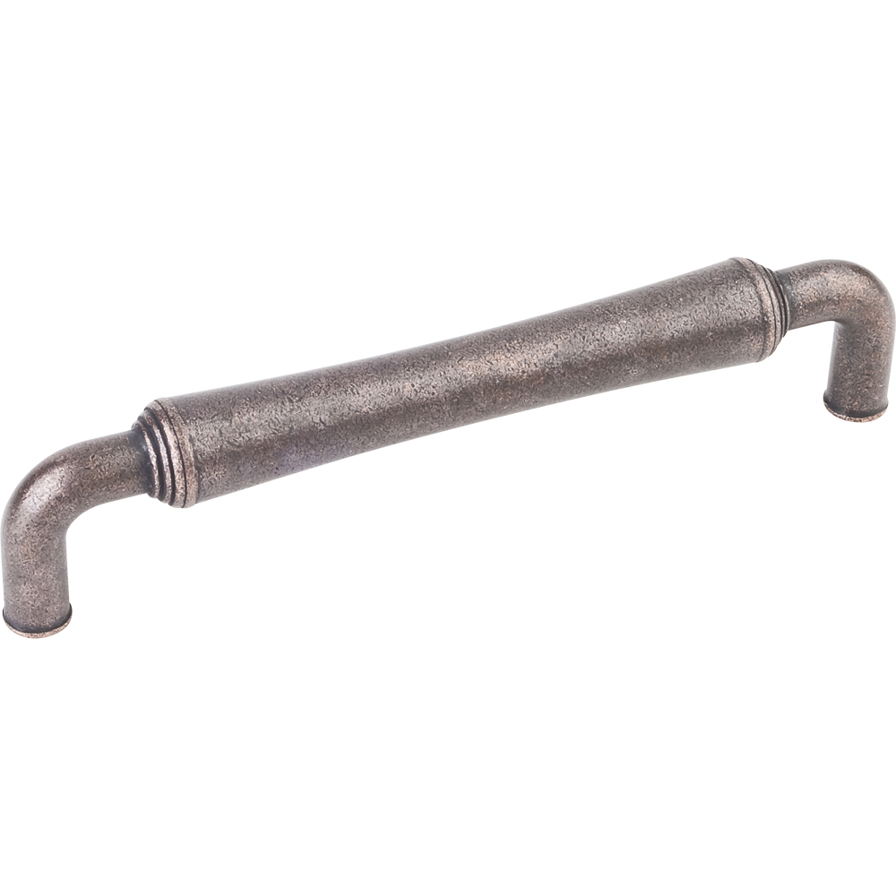 product: Hardware Resources Bremen 2 Pull, 128 mm C/C, Distressed Oil Rubbed Bronze shown