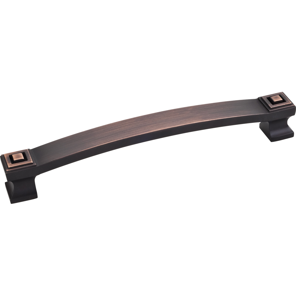 product: Hardware Resources Delmar Pull, 160 mm C/C, Brushed Oil Rubbed Bronze shown