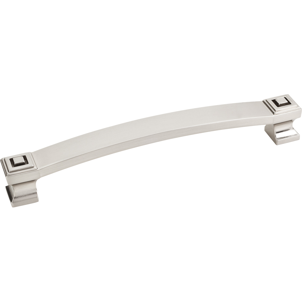 product: Hardware Resources Delmar Pull, 160 mm C/C, Satin Nickel shown