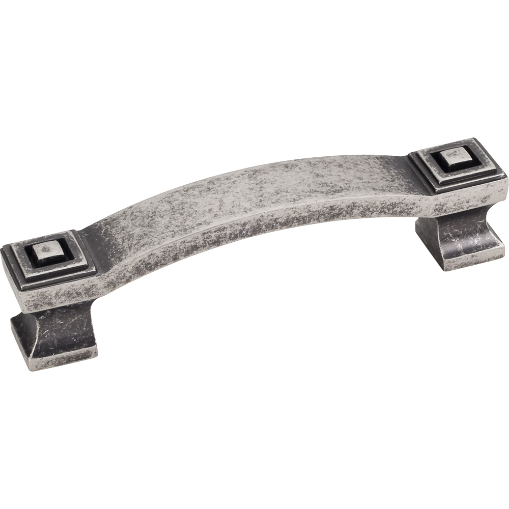 product: Hardware Resources Delmar Pull, 96 mm C/C, Distressed Pewter shown