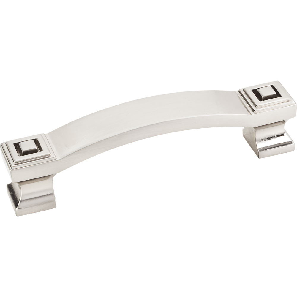 product: Hardware Resources Delmar Pull, 96 mm C/C, Satin Nickel shown