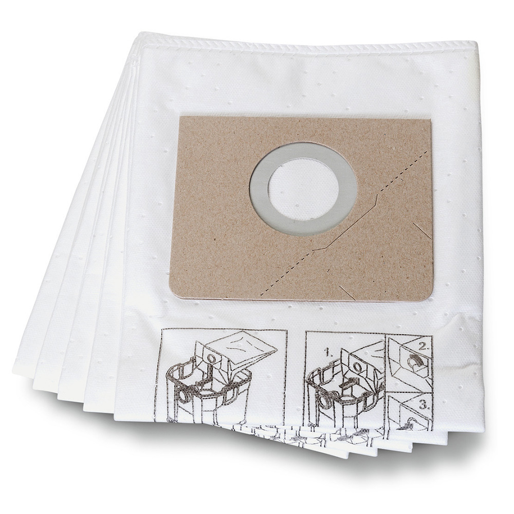 product: Fein Turbo 1 Filter Bags - 5 pk shown