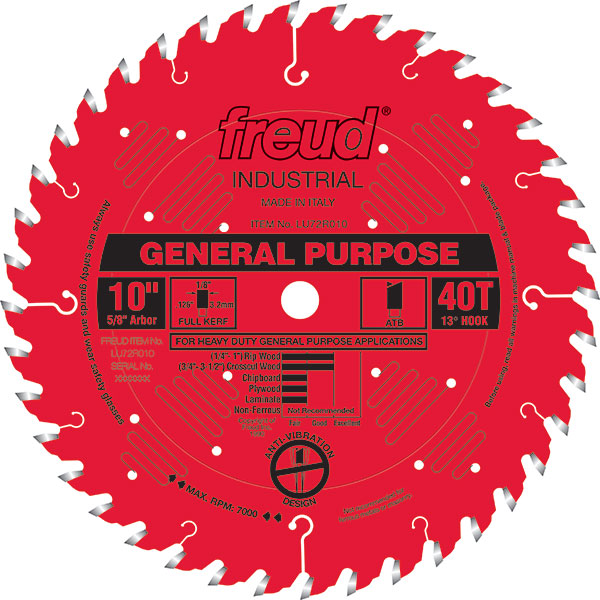product: Freud LU72R010 General Purpose Saw Blade 10