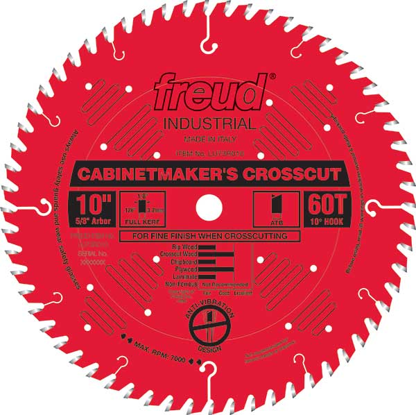 product: Freud LU73R010 Cabinetmaker's Crosscut Saw Blade 10