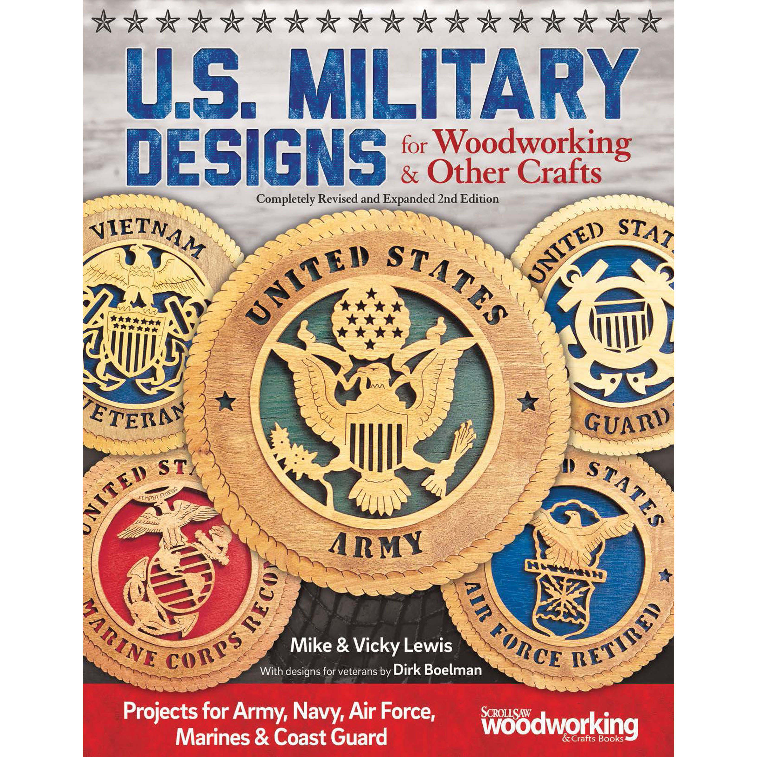 product: Fox Chapel U.S. Military Designs for Woodworking and Other Crafts shown