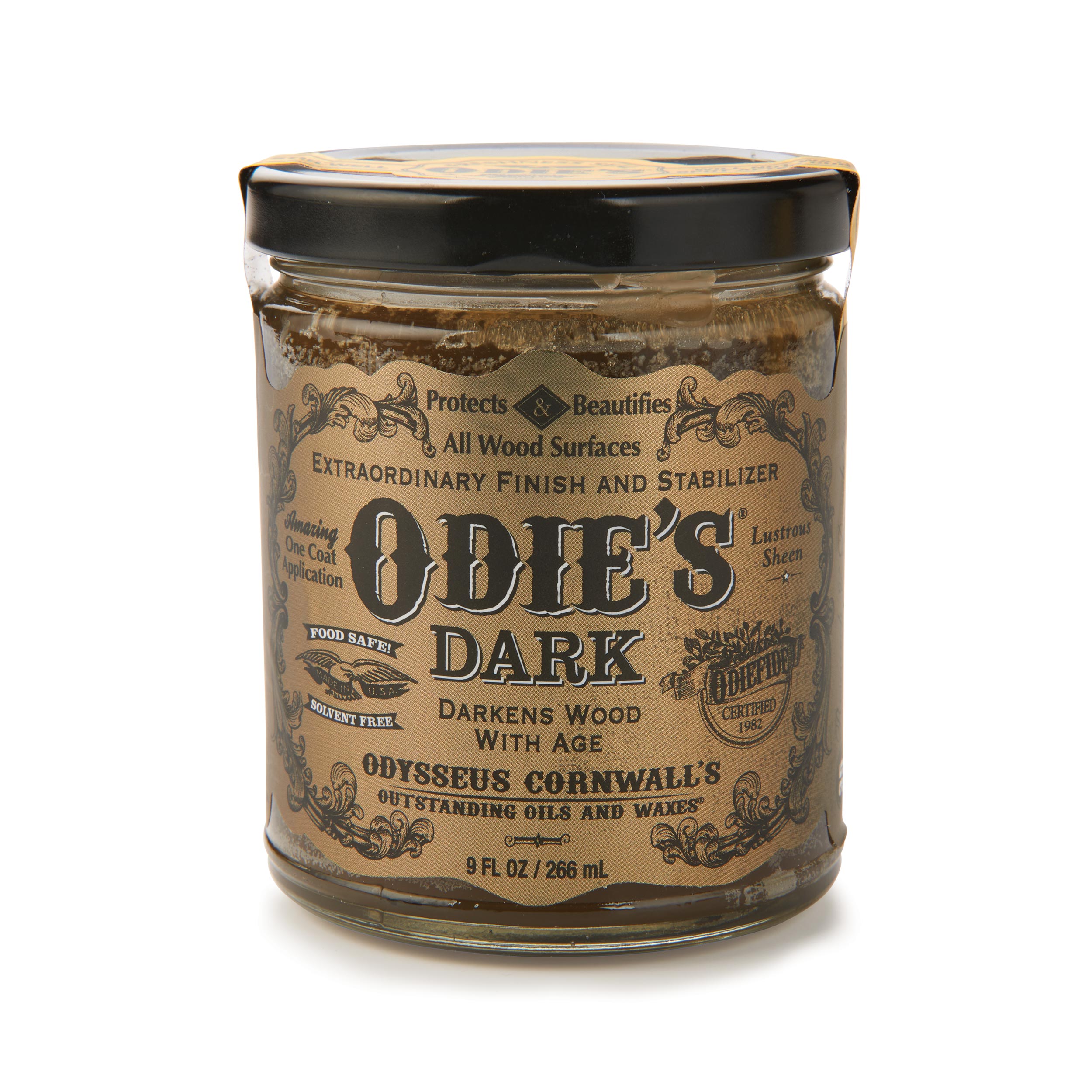 product: Odie's Oil Dark Oil Finish and Polish - 9 oz shown