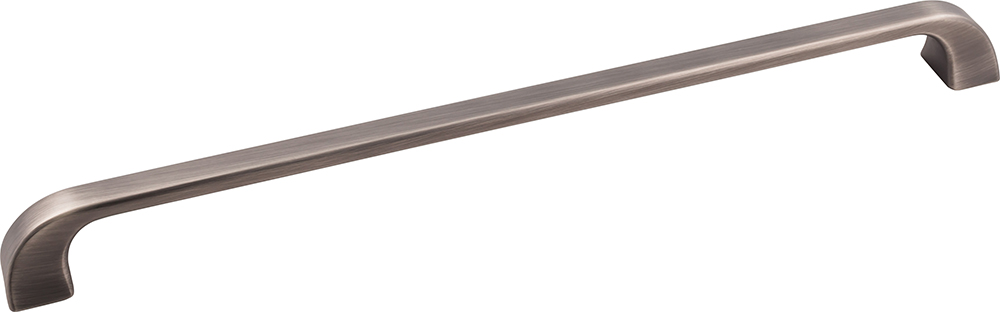 product: Hardware Resources Marlo Pull, 305 mm C/C, Brushed Pewter shown