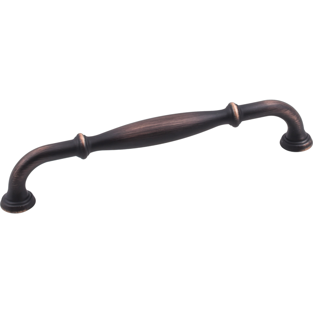 product: Hardware Resources Tiffany Pull, 160 mm C/C, Brushed Oil Rubbed Bronze shown