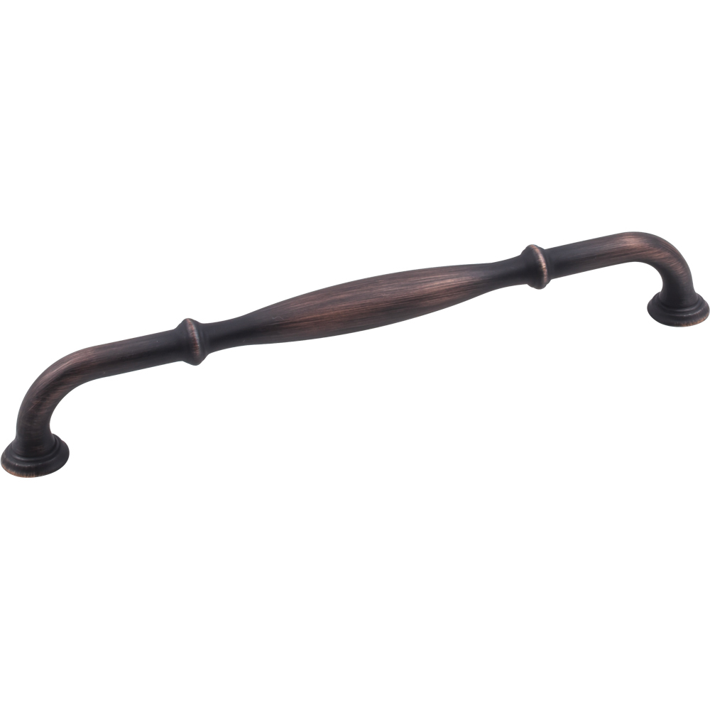 product: Hardware Resources Tiffany Pull, 224 mm C/C, Finish  -Brushed Oil Rubbed Bronze shown