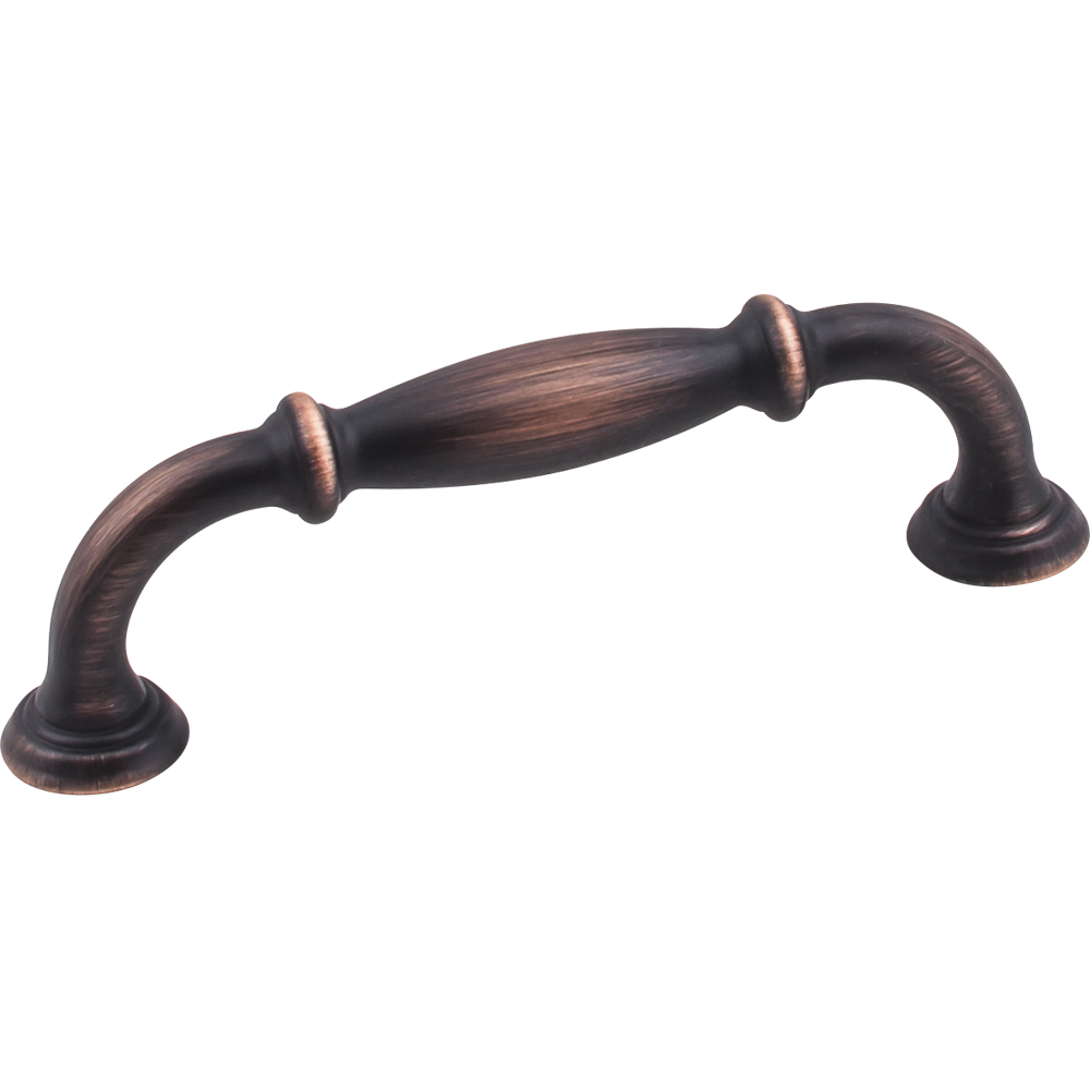 product: Hardware Resources Tiffany Pull, 96 mm C/C, Brushed Oil Rubbed Bronze shown