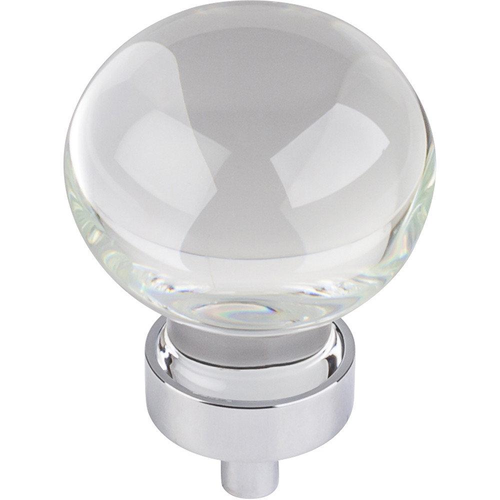 product: Hardware Resources Harlow Large Sphere Glass Knob, 1-3/8