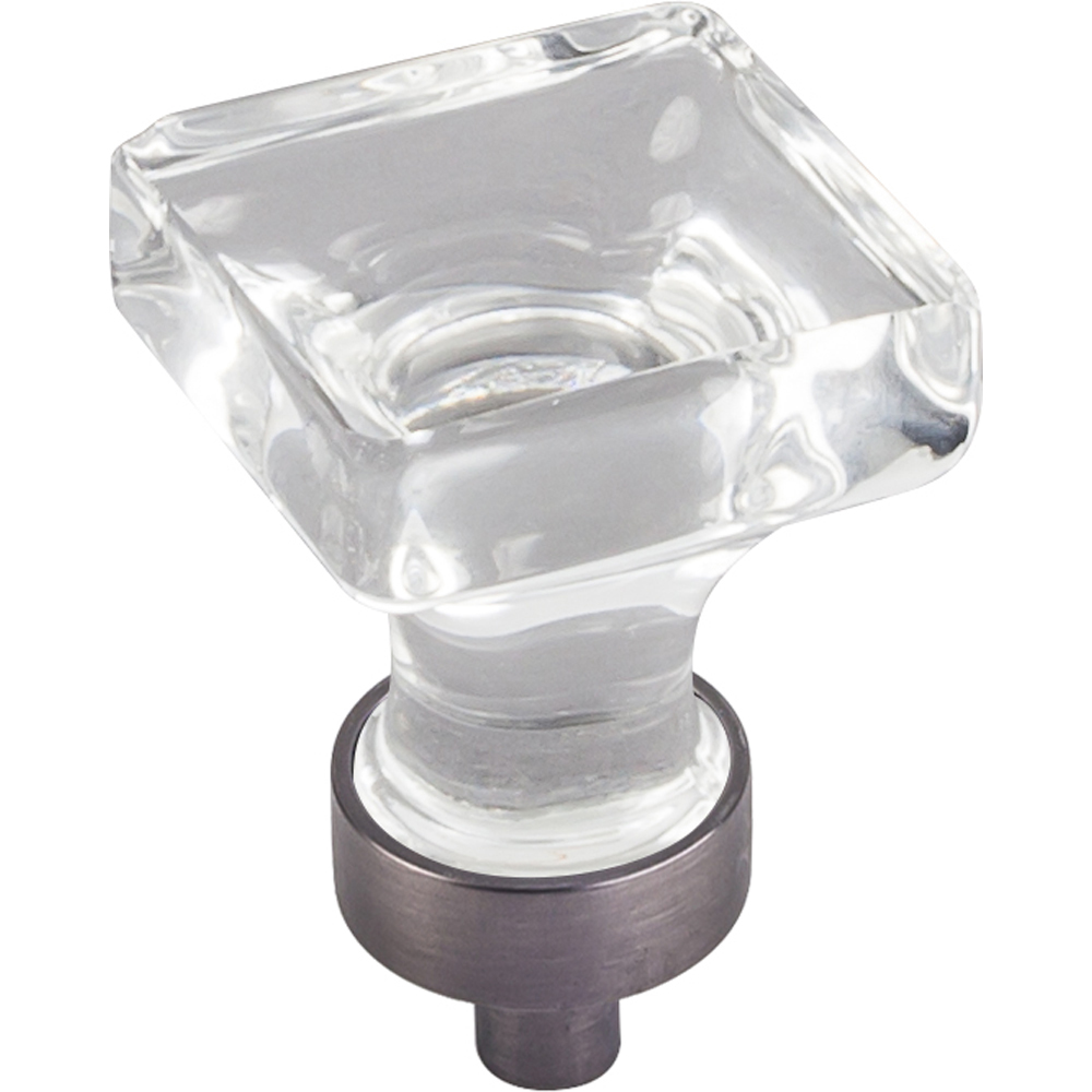 product: Hardware Resources Harlow Small Square Glass Knob 1