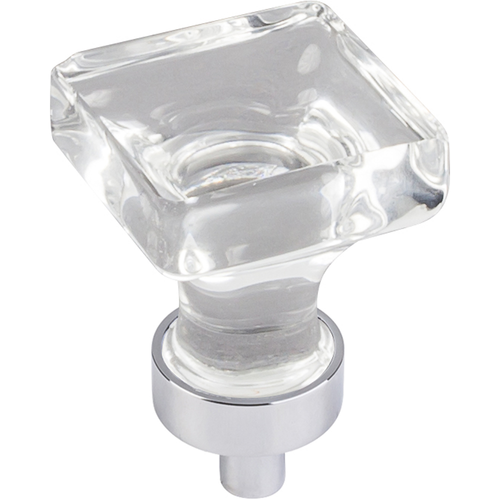 product: Hardware Resources Harlow Small Square Glass Knob 1
