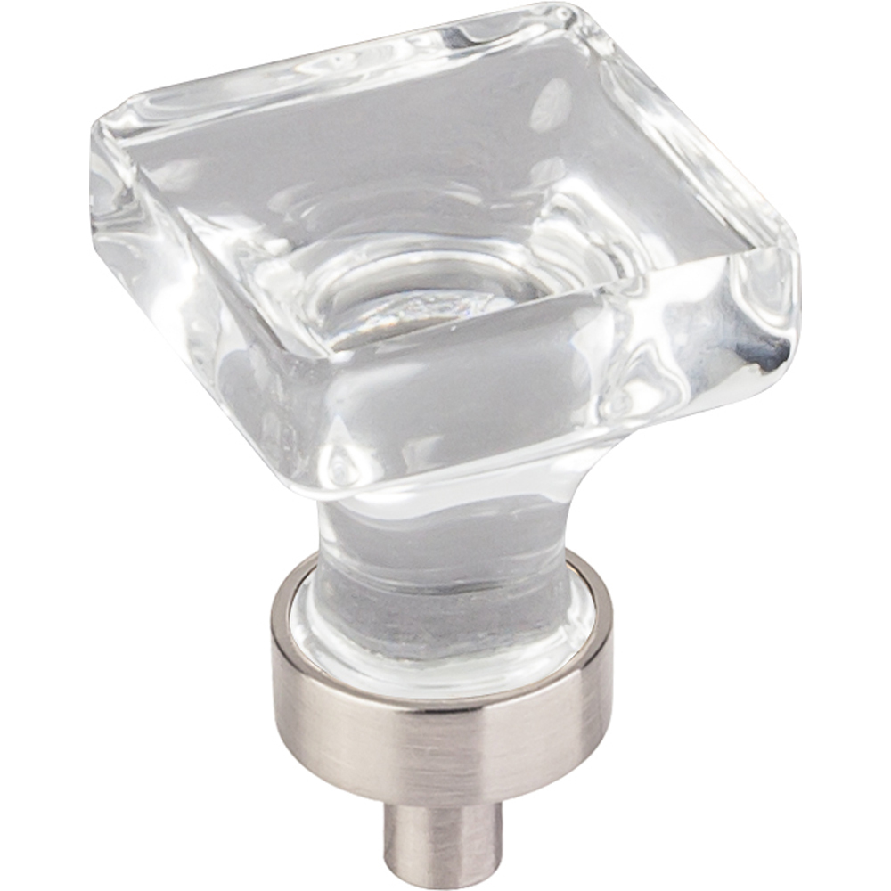 product: Hardware Resources Harlow Small Square Glass Knob 1