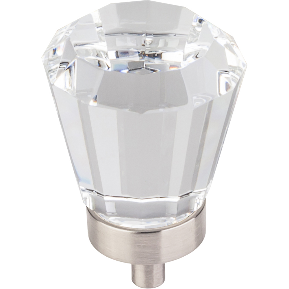 product: Hardware Resources Harlow Large Tapered Glass Knob, 1-1/4
