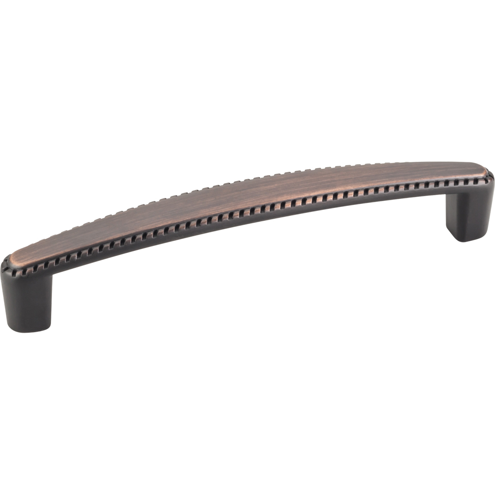 product: Hardware Resources Lindos Pull, 128 mm C/C, Brushed Oil Rubbed Bronze shown