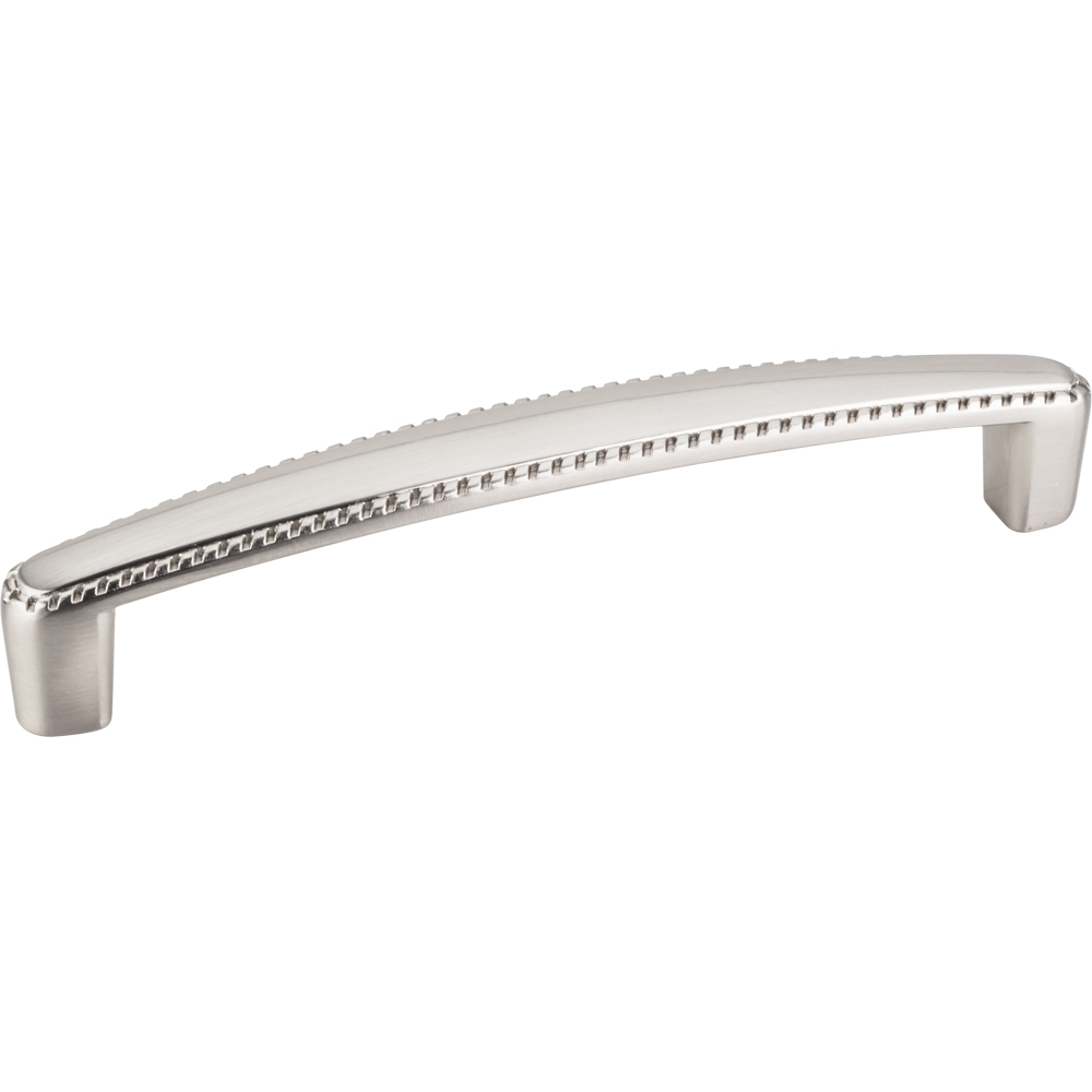 product: Hardware Resources Lindos Pull, 128 mm C/C, Satin Nickel shown