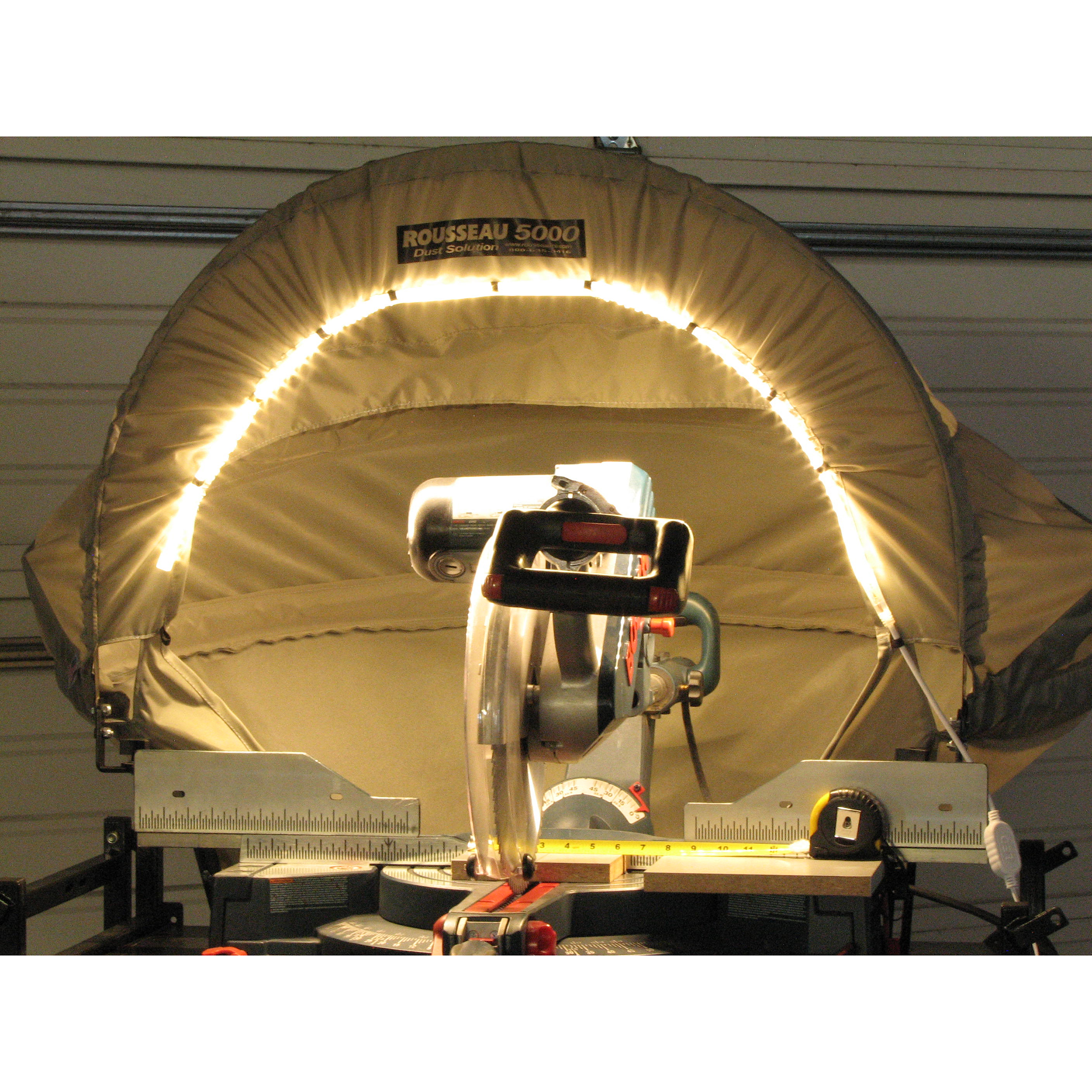Lighted 5000-l Dust Solution For Miter Saws