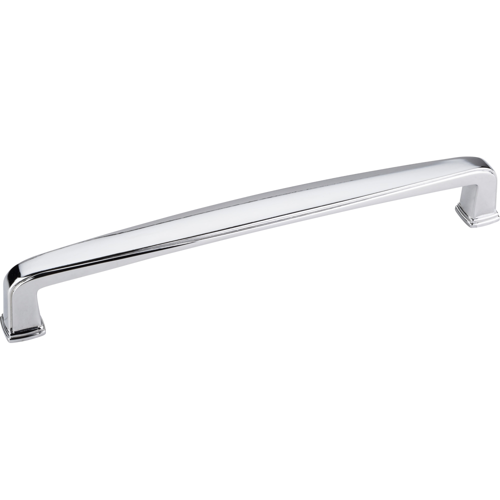 product: Hardware Resources Milan 1 Plain Square Pull, 160 mm C/C, Polished Chrome shown