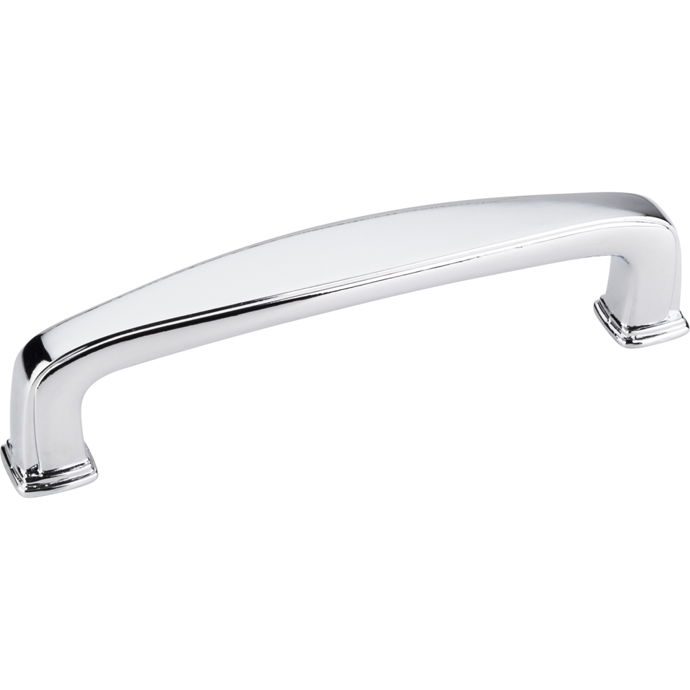 product: Hardware Resources Milan 1 Plain Square Pull, 96 mm C/C, Polished Chrome shown