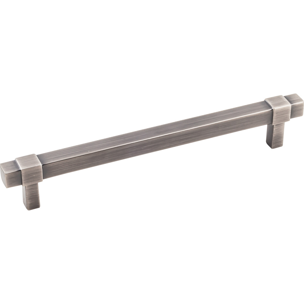 product: Hardware Resources Zane Pull, 160 mm C/C, Brushed Pewter shown