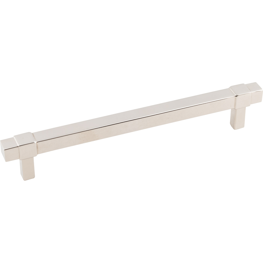 product: Hardware Resources Zane Pull, 160 mm C/C, Polished Nickel shown
