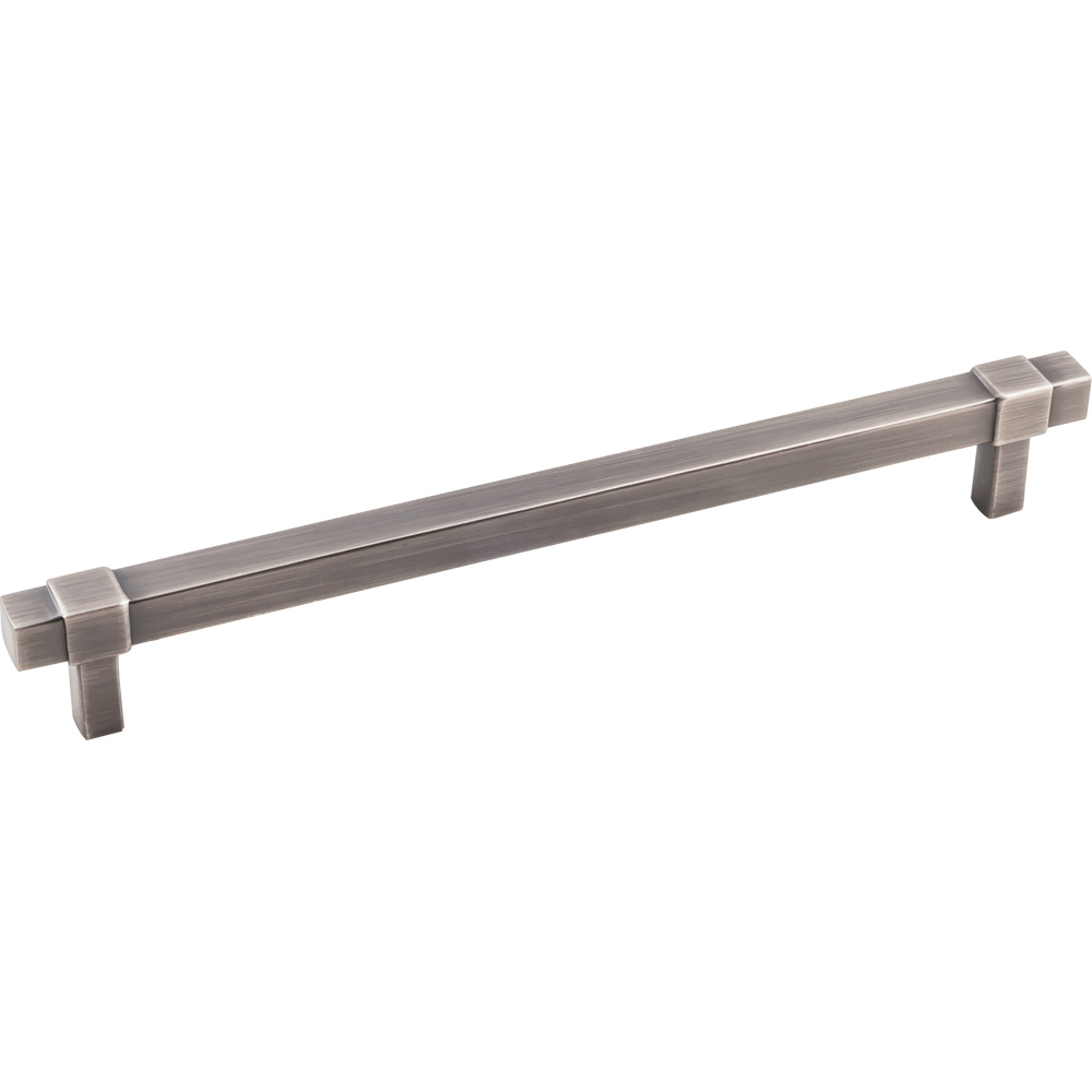 product: Hardware Resources Zane Pull, 192 mm C/C, Brushed Pewter shown