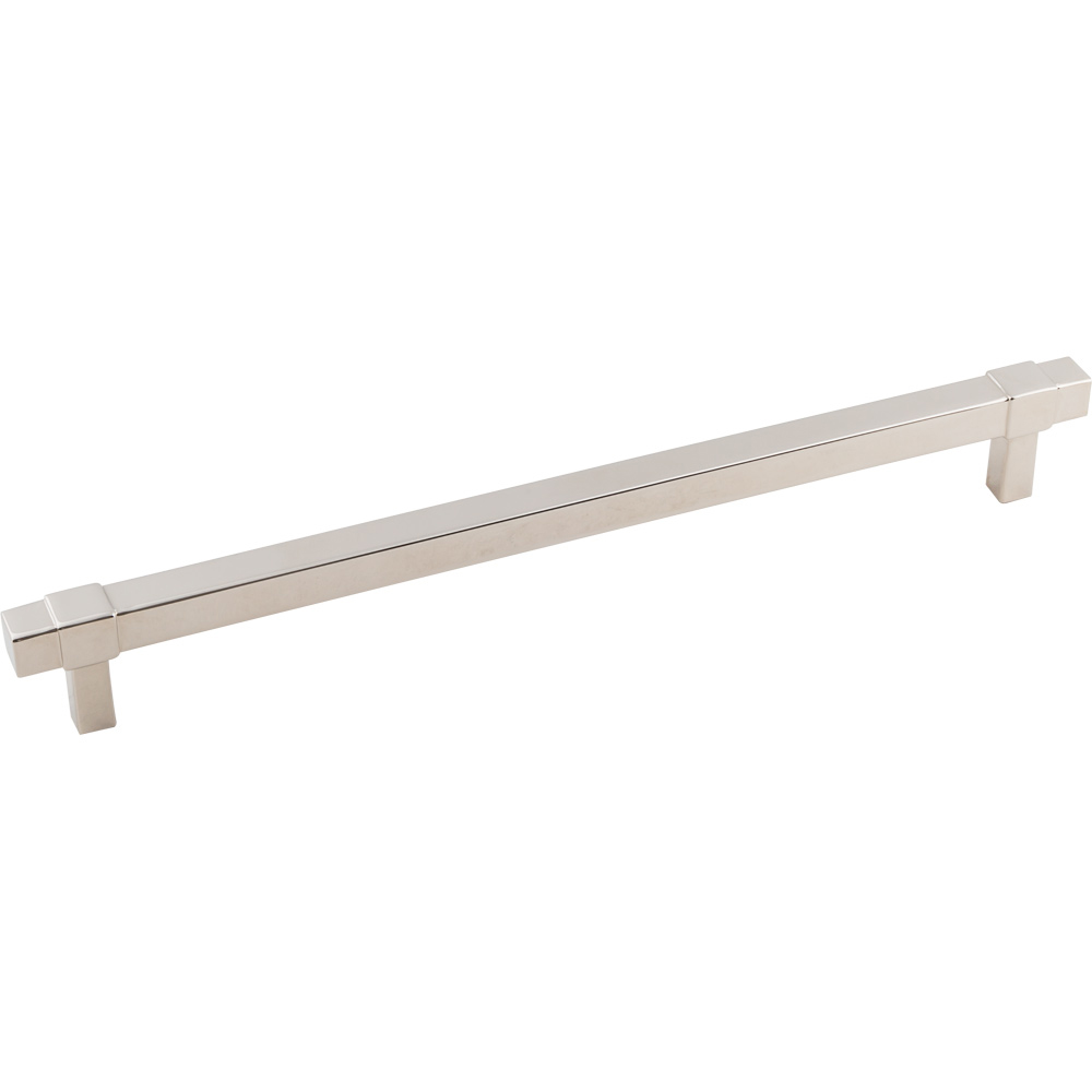 product: Hardware Resources Zane Pull, 224 mm C/C, Finish  -Polished Nickel shown
