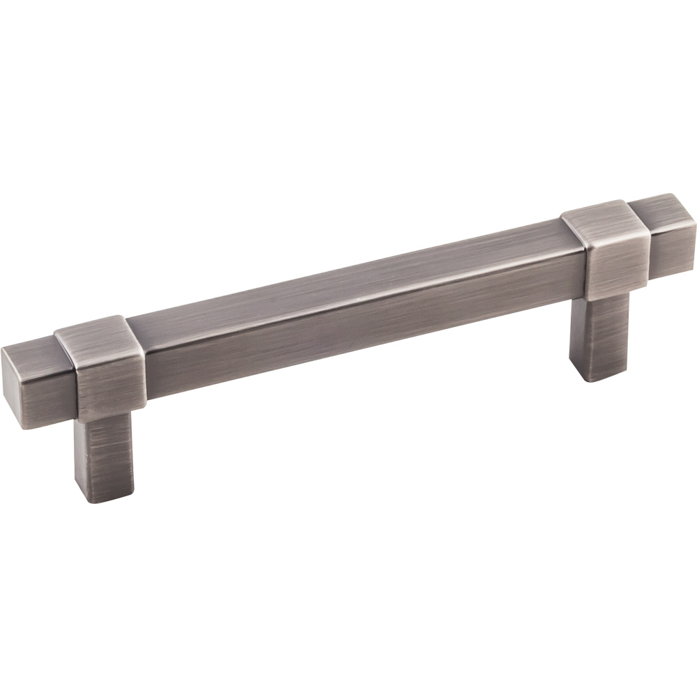 product: Hardware Resources Zane Pull, 96 mm C/C, Brushed Pewter shown