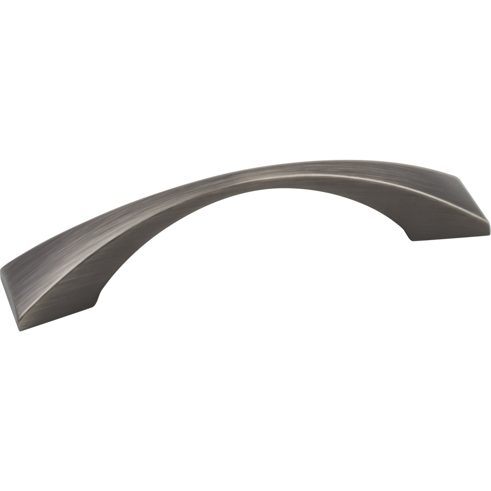 product: Hardware Resources Glendale Pull, 96 mm C/C, Brushed Pewter shown