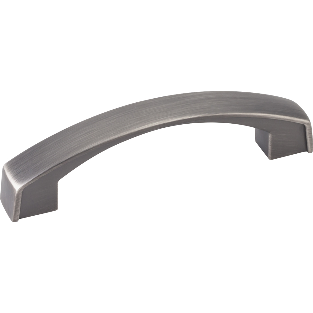 product: Hardware Resources Merrick Pull, 96 mm C/C, Brushed Pewter shown