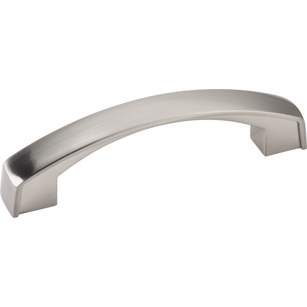 product: Hardware Resources Merrick Pull, 96 mm C/C, Satin Nickel shown