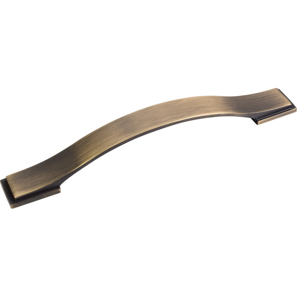 product: Hardware Resources Mirada Pull, 160 mm C/C, Antique Brushed Satin Brass shown