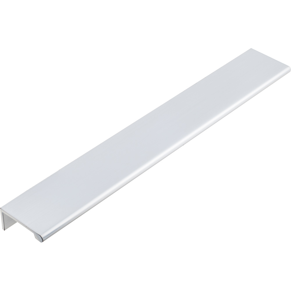 product: Hardware Resources Edgefield Tab Pull, 114 mm C/C, Brushed Chrome shown