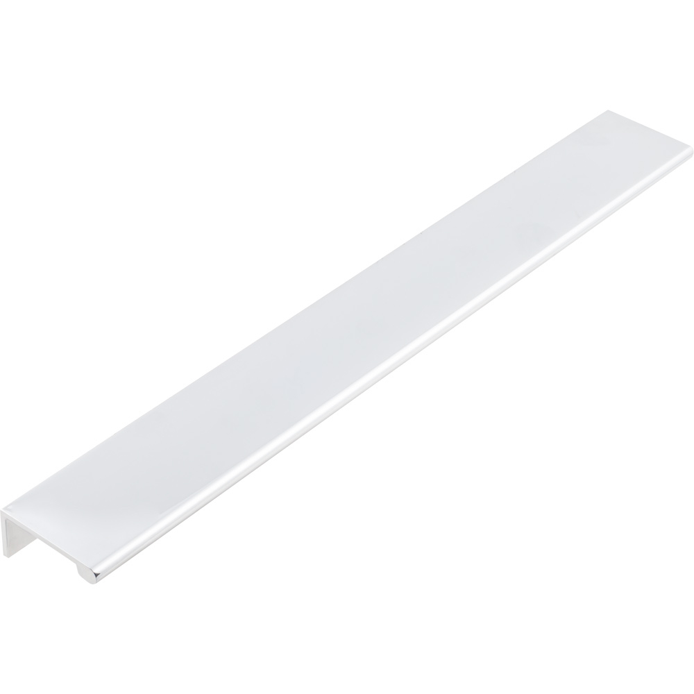 product: Hardware Resources Edgefield Tab Pull, 90 mm C/C, Polished Chrome shown