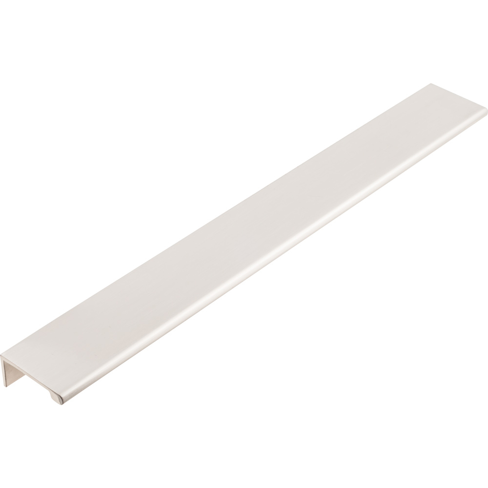 product: Hardware Resources Edgefield Tab Pull, 90 mm C/C, Satin Nickel shown