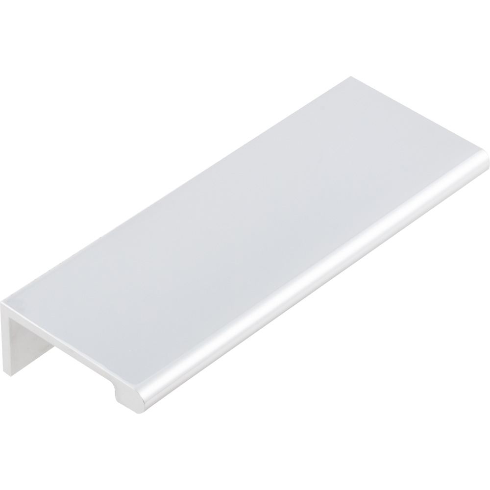 product: Hardware Resources Edgefield Tab Pull, 76 mm C/C, Polished Chrome shown
