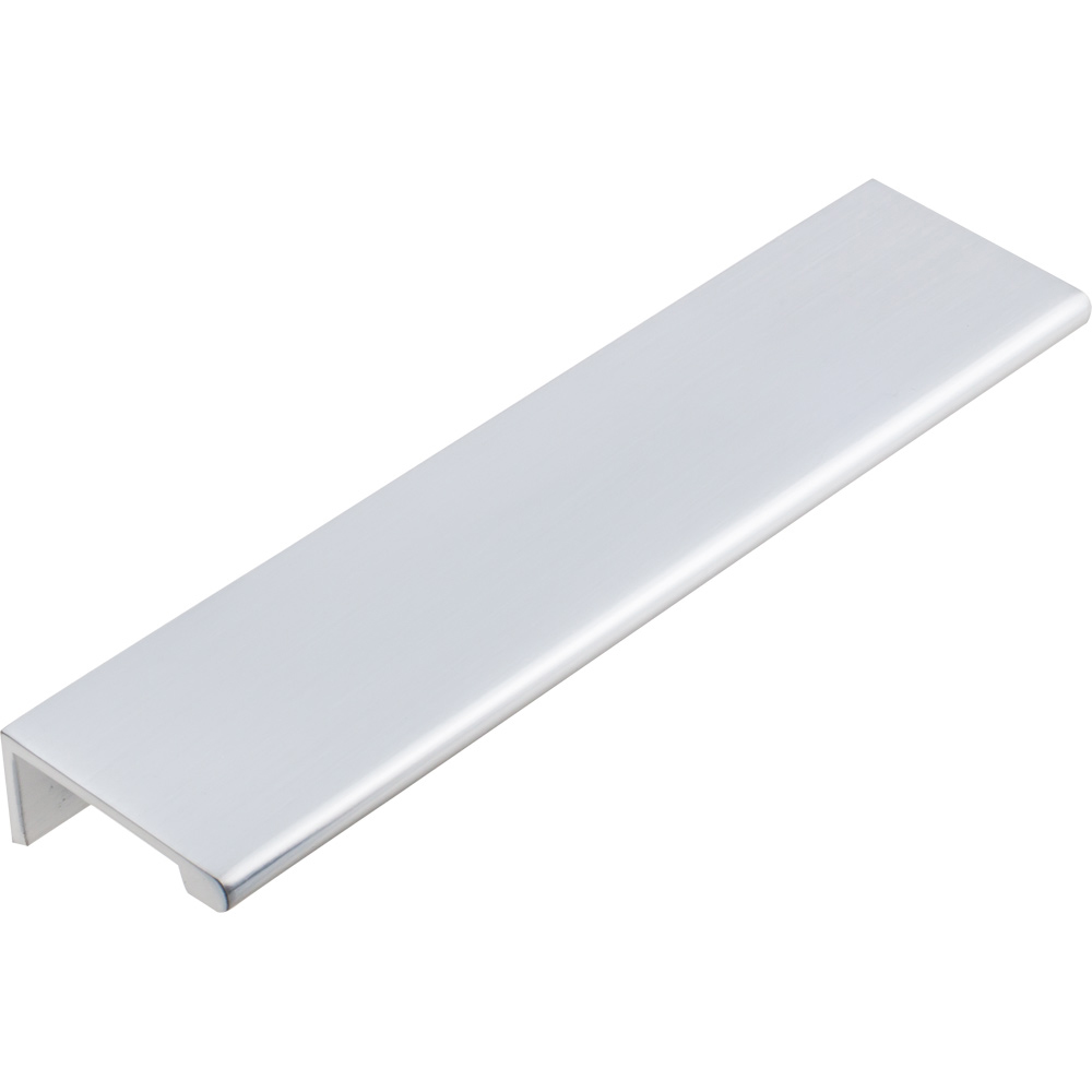 product: Hardware Resources Edgefield Tab Pull, 127 mm C/C, Brushed Chrome shown