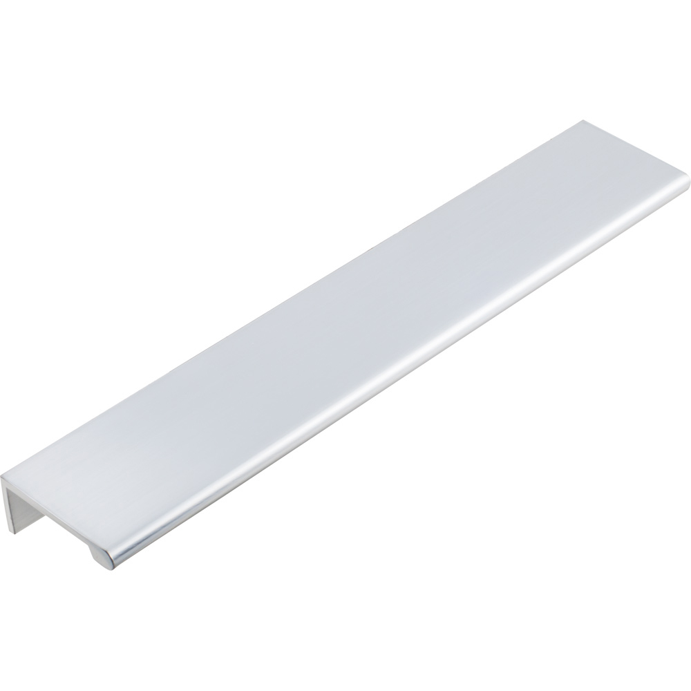 product: Hardware Resources Edgefield Tab Pull, 90 mm C/C, Brushed Chrome shown