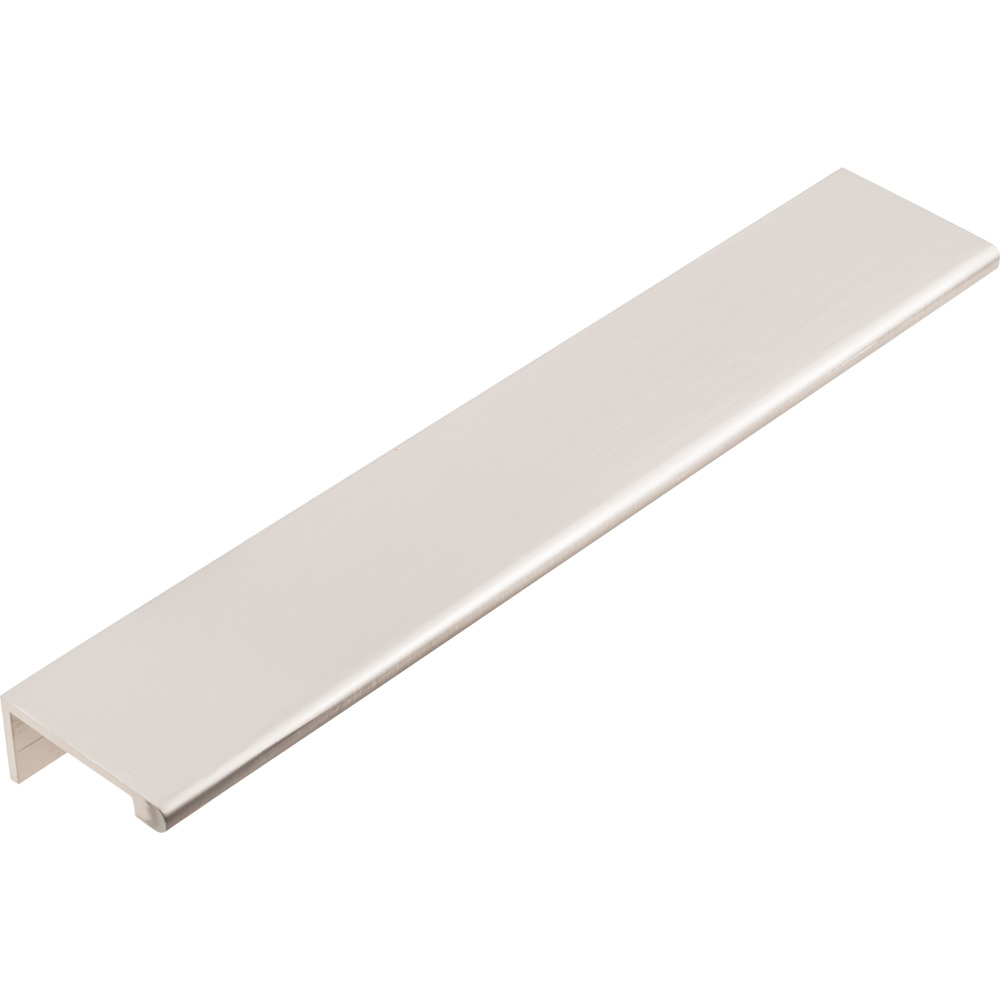 product: Hardware Resources Edgefield Tab Pull, 90 mm C/C, Satin Nickel shown