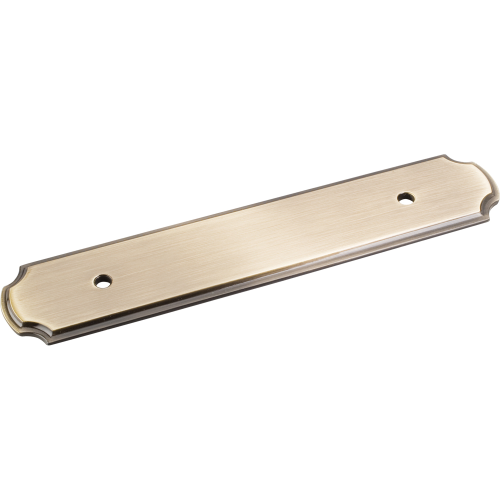 product: Hardware Resources Pull Backplate Brushed Antique Brass shown