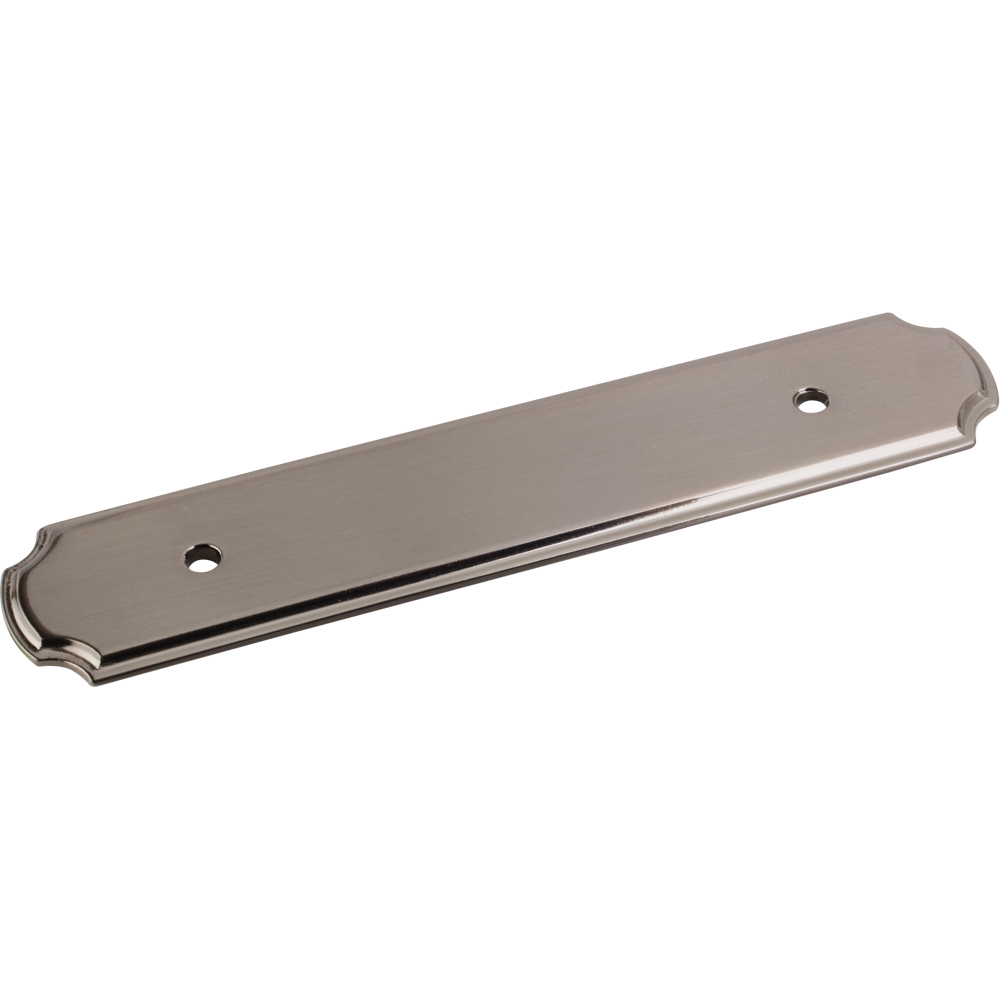 product: Hardware Resources Pull Backplate Satin Black Nickel shown