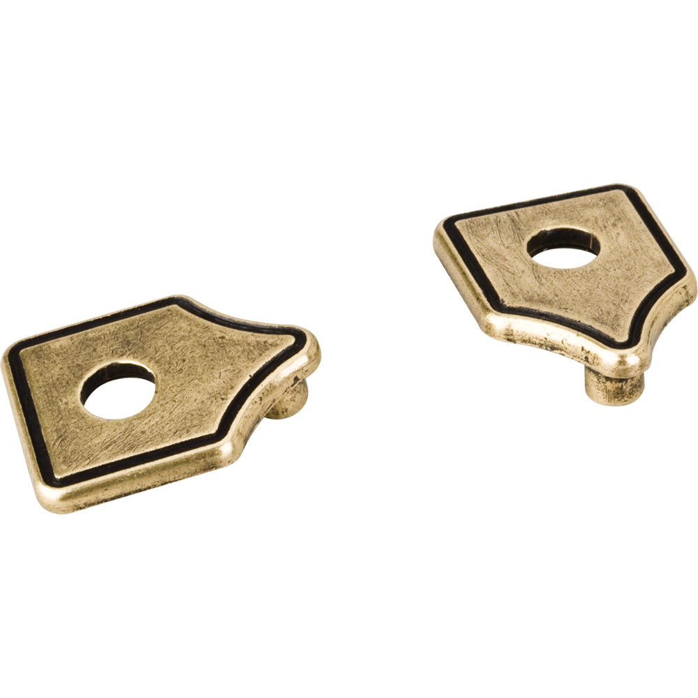 product: Hardware Resources Pull Escutcheon for use with 155-96 1092 1094 and 910-96   Distressed Antique Brass shown