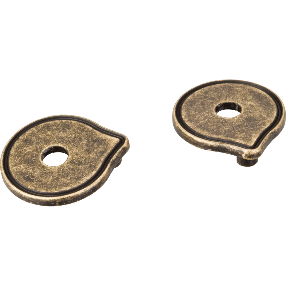 product: Hardware Resources Pull Escutcheon for use with 527   Distressed Antique Brass shown