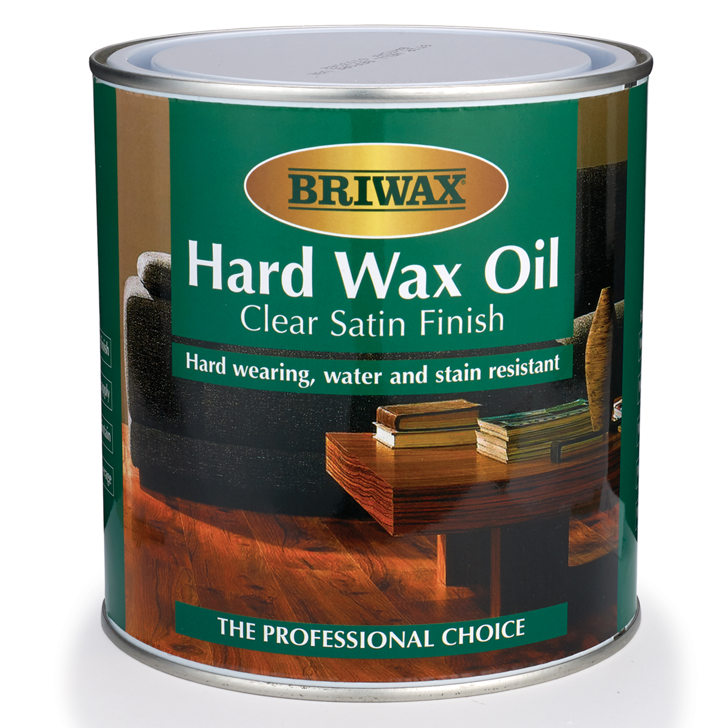 Briwax Hard Wax Oil, Satin 1 Liter