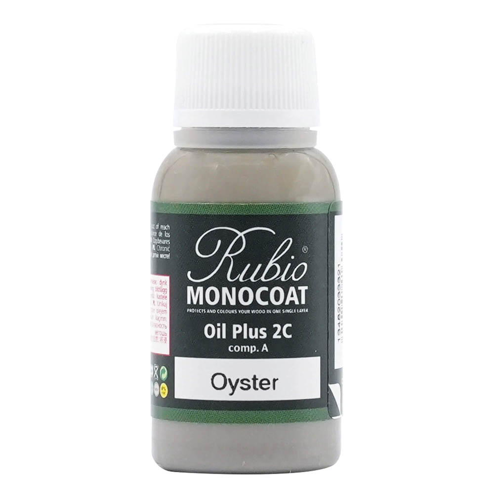 product: Rubio Monocoat Oil Plus Part A - Oil Only - Oyster - 20 ml shown